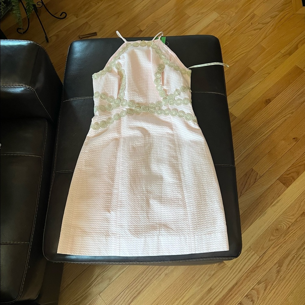 Nwt Lilly Pulitzer pearl shift dress in paradise tint size 00